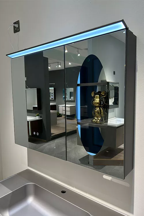 Anti-Fog Bathroom Mirror Cabinet
