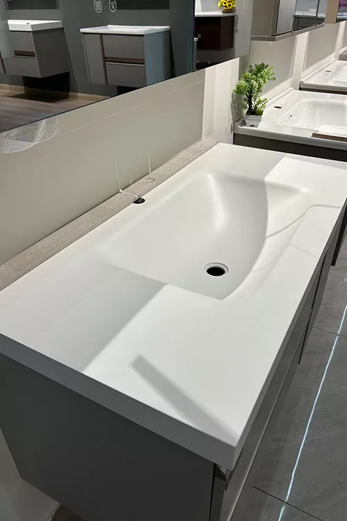 Integrated Bathroom Countertop Sink
