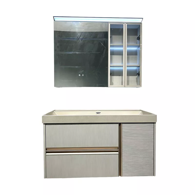 Vanità da bagno moderna in PVC di lusso