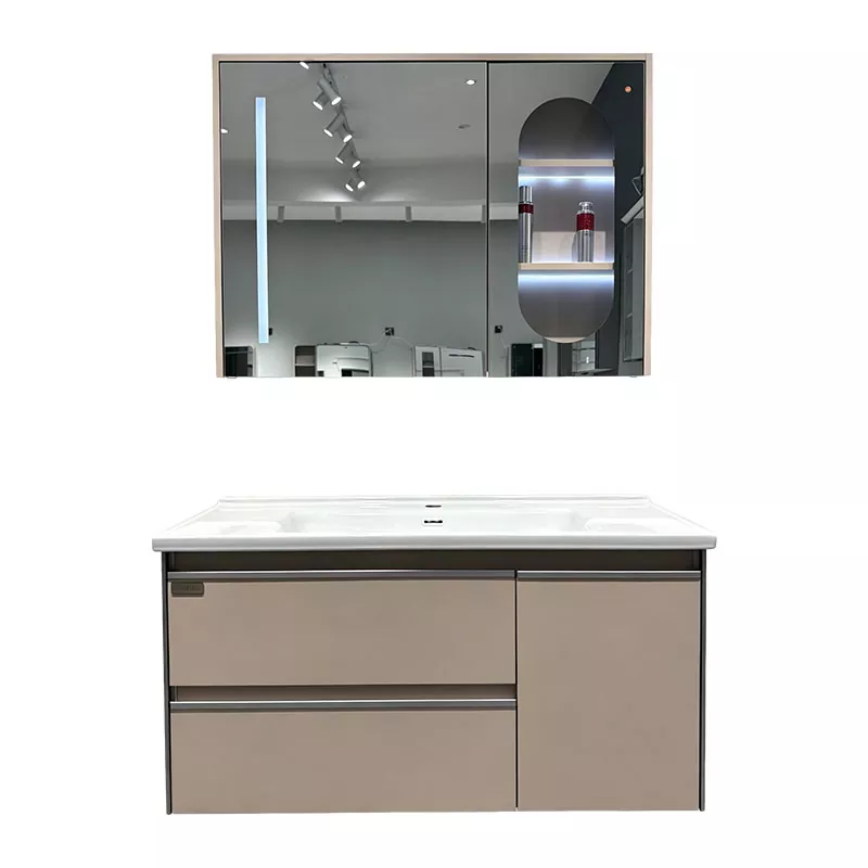 Mobile da bagno moderno in legno massello multistrato