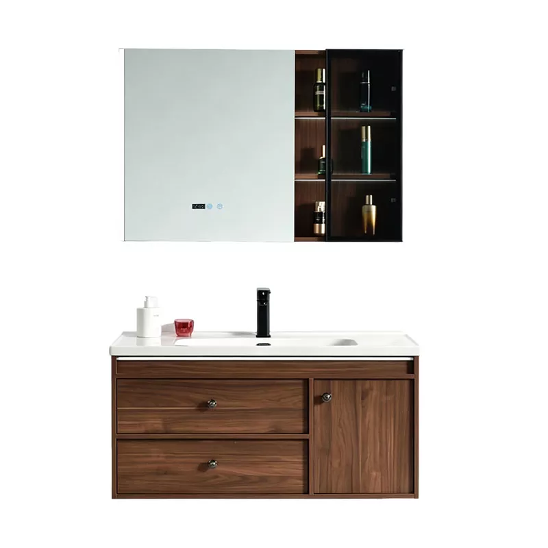 Mobile da bagno in legno massello multistrato in stile scandinavo